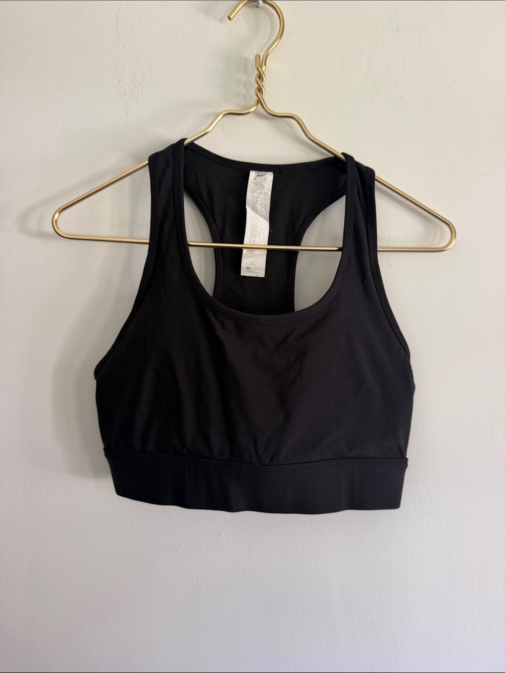 Fabletics Black Racerback Sports Bra